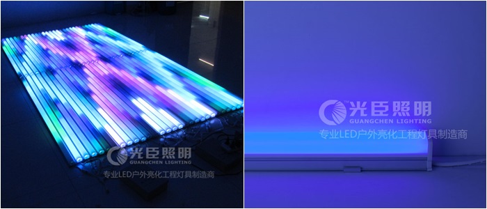 LED護欄管效果
